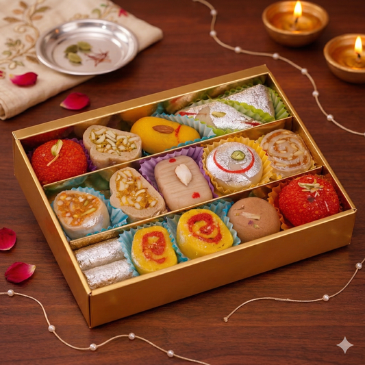 Desi Mix Mithai (Set of 4) - 1 kg